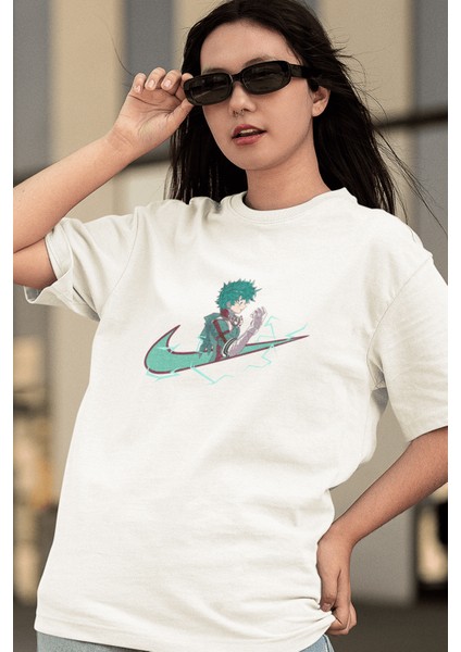 My Hero Academia Deku Minimal Logo Tişört fırsatları