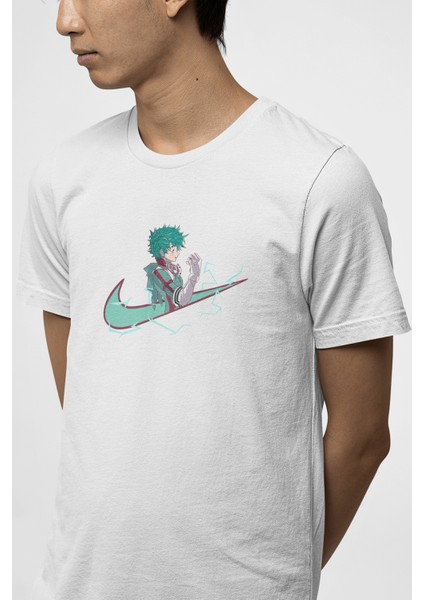 My Hero Academia Deku Minimal Logo Tişört