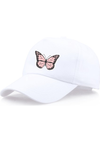 Pembe Kelebek Şapka