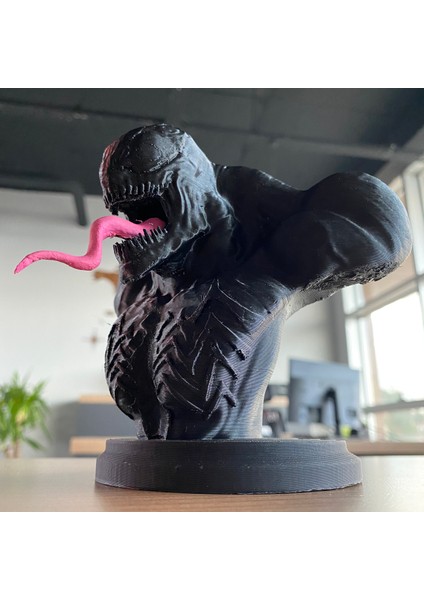 Venom Figür Süper Kahraman Marvel Action Figür Dekoratif Büst 13.5 cm