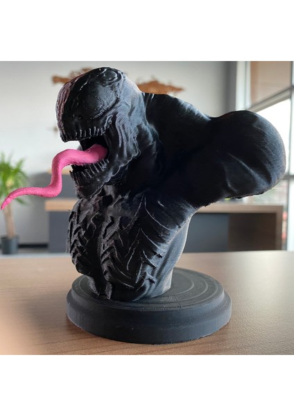 Venom Figür Süper Kahraman Marvel Action Figür Dekoratif Büst 13.5 cm