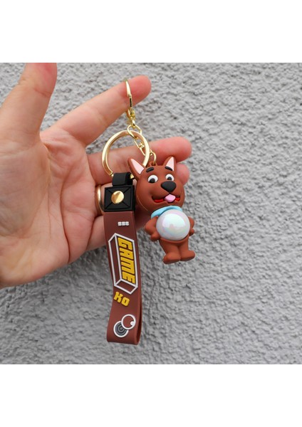 Sevimli Köpek Scooby Doo Işıklı Anahtarlık