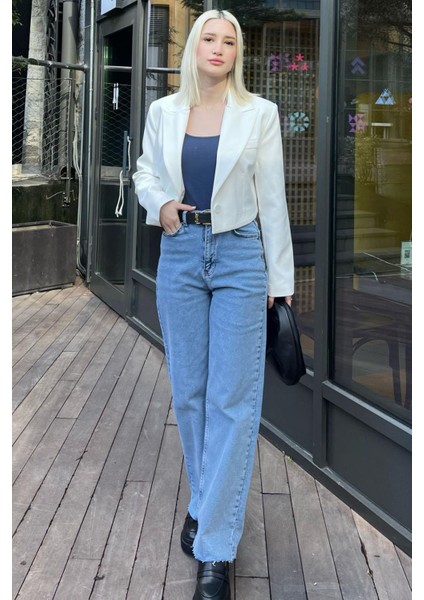 Açık Mavi Relaxed Fit Kadın Jeans MG1934 fiyatları