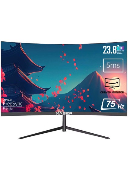 XS-C238FHD 5ms 75Hz VGA HDMI 1920X1080 23.8" Curved Gaming Monitör