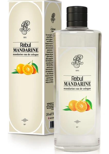 Mandarıne Edc 250 ML Cam Şişe Kolonya