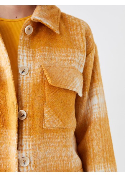 Lcw Vision Ekose Uzun Kollu Flanel Kadın Gömlek Ceket fırsatları