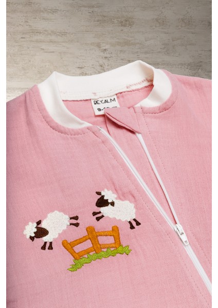 Be'calmonline - Organik Müslin - Uniseks - Uyku Tulumu - Gülkurusu modelleri