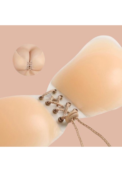 Seburam Sihirlli Sütyen Dolgunlaştırıcı Şekillendirici Önden Ipli Ayarlanabilir Yapışkan Slikon Sütyen Askısız Straplez Slikon Sütyen fiyatları