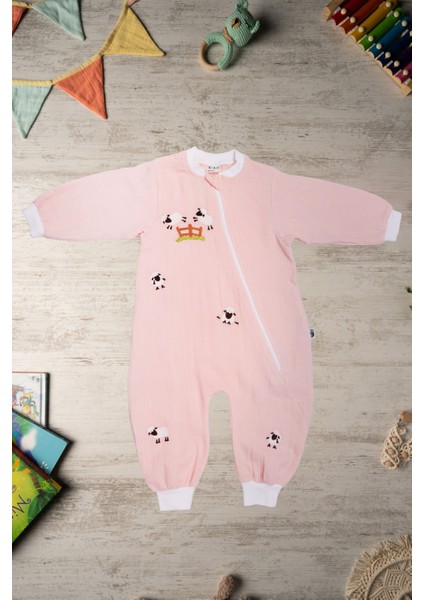 Be'calmonline - Organik Müslin - Uniseks - Uyku Tulumu - Pudra fiyatları