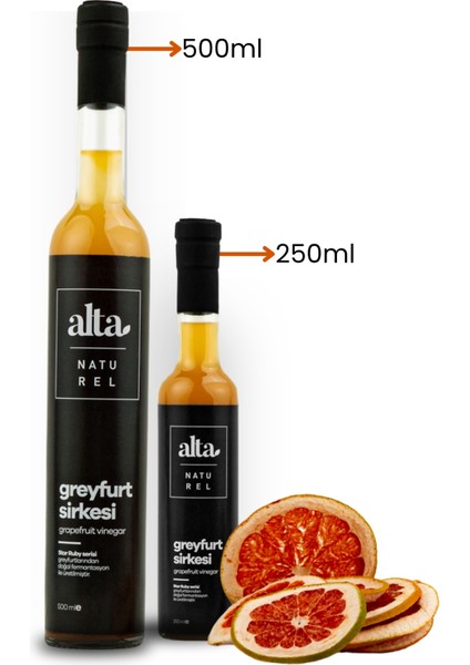 Doğal Fermantasyon Greyfurt Sirkesi 500 ml fırsatları