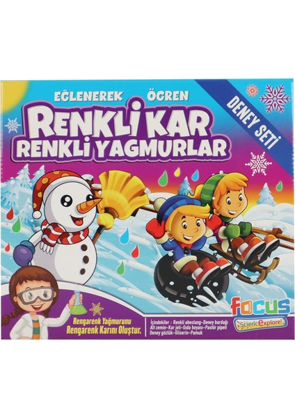 Zeno Toys Kar Kristal Deneyi Bilim Seti