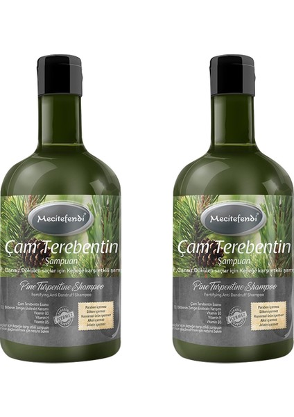 Çam Terebentin Şampuanı 400 ml 2li