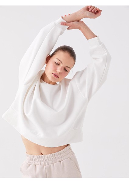 Lcw Active Bisiklet Yaka Oversize Kadın Sweatshirt fiyatları