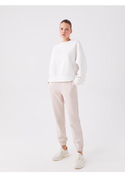 Lcw Active Bisiklet Yaka Oversize Kadın Sweatshirt modelleri