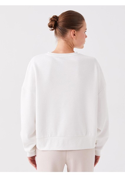 Lcw Active Bisiklet Yaka Oversize Kadın Sweatshirt indirimleri