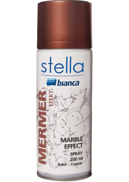 Bianca Stella Mermer Efekt Bakır Sprey 200 ml