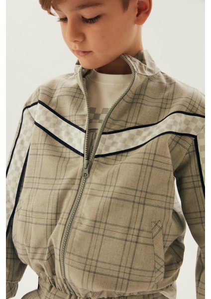 Erkek Çocuk Ekose Ceket modelleri