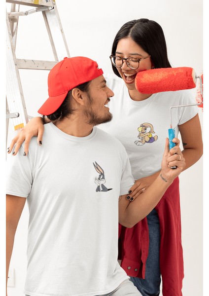 Bugs Bunny Sevgili/çift/arkadaşlık 2'li Tişört Seti fırsatları