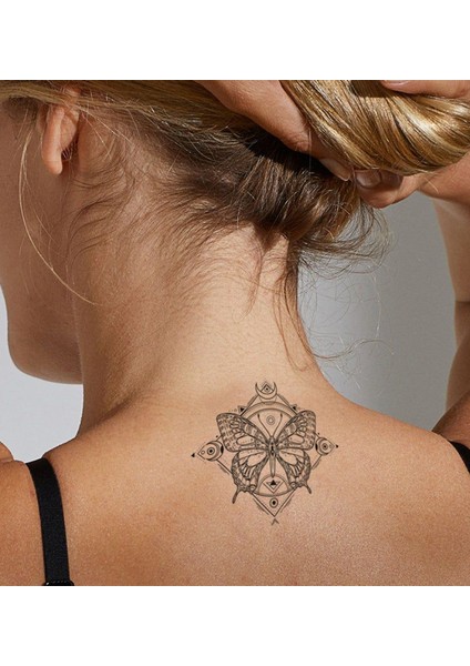 Minimal Mandala Ay Geçici Dövme Küçük Boy fiyatları