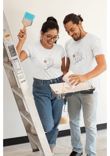 Tatlı Sevgili/çift/arkadaşlık 2'li Tişört Seti modelleri