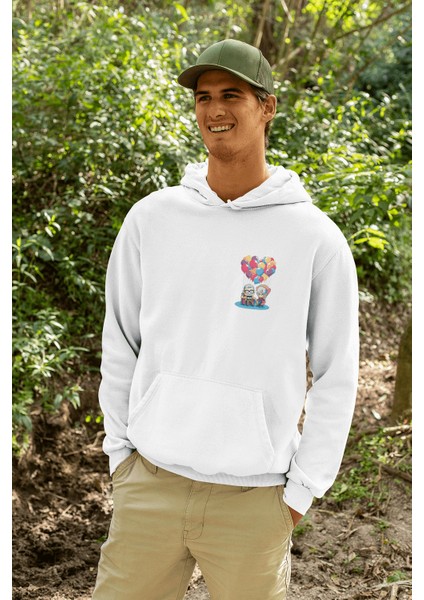 Yukarı Bak Sevgili/çift/arkadaşlık 2'li Kapşonlu Sweatshirt Seti indirimleri