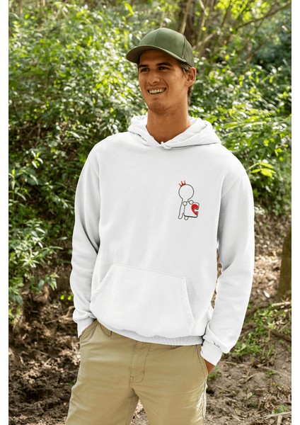 Yapboz Sevgili/çift/arkadaşlık 2'li Kapşonlu Sweatshirt Seti modelleri