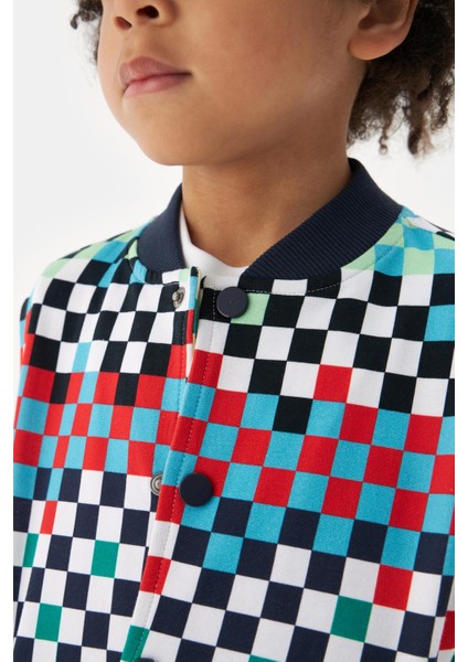 Bg Store Erkek Çocuk Desenli Yelek 23SS1NB3420