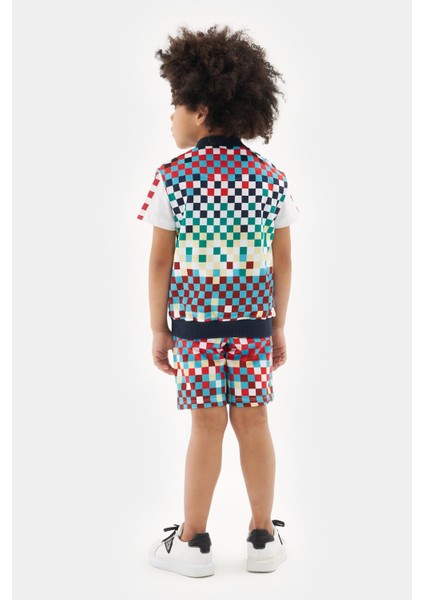 Bg Store Erkek Çocuk Desenli Yelek 23SS1NB3420