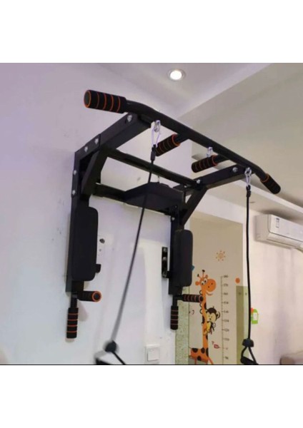 Tekno Trust 80 - 100 cm 3in1 Duvara Monte Barfiks Dips Pull-Up Biceps Spor Egzersiz Barfix Aleti Duvara Monte S fiyatları