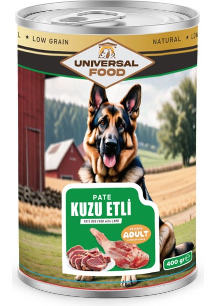 Köpek Konservesi -Universal Exquisite Pate Kuzu Etli Köpek Konserve 400G*20 Adet Fiyatı