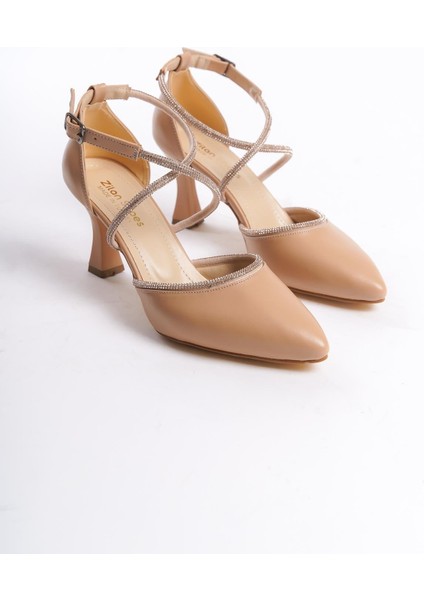 Kadın Amor Nud Cilttaş Detaylı Topuklu Ayakkabı fırsatları
