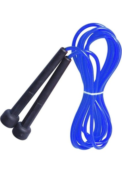 Tekno Trust Ikili 10KG x 2 Adet Dambıl ve Atlama Ipi Kombin Seti Vinyl Kaplama Dumbell Mavi
