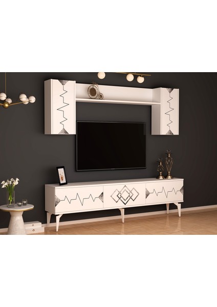 Ritim Tv Ünitesi Takımı Antrasit-Gümüş fiyatları