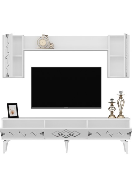 Ritim Tv Ünitesi Takımı Antrasit-Gümüş fırsatları