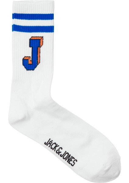 Jacsıngle J Tennıs Socks 3 Pack Erkek Beyaz Çorap 12251466-01 modelleri