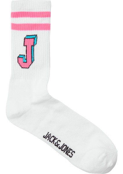 Jacsıngle J Tennıs Socks 3 Pack Erkek Beyaz Çorap 12251466-01 indirimleri