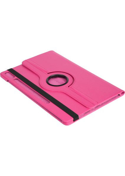 Galaxy Tab S9 Fe Plus Dönebilen Standlı Kılıf Koyu Pembe