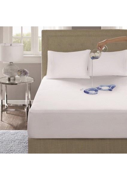 Fitted Full Lastikli Sıvı Geçirmez Micro Battal Çift Kişilik Alez (180X200)