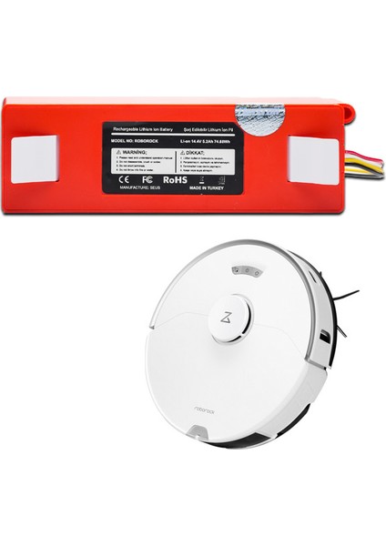 Roborock S7 Pro Ultra (Orjinal Kapasite) 5200MAH 14.4V Robot Süpürge Bataryası fiyatları