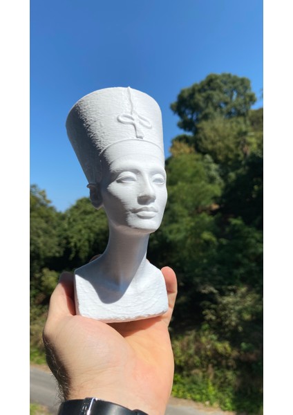 Root Made Mısır Kraliçesi Nefertiti Dekoratif Obje Kitaplık Dekor Hediyelik Biblo