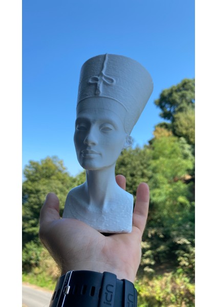 Root Made Mısır Kraliçesi Nefertiti Dekoratif Obje Kitaplık Dekor Hediyelik Biblo