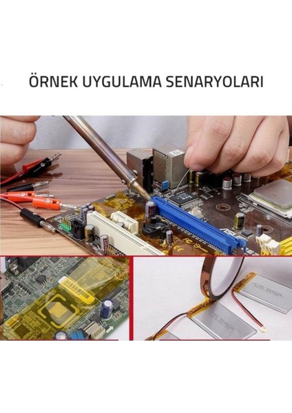 Kapton Bant. Isıya Dayanıklı Termal Bant. Isı Yalıtım Bandı 60MM