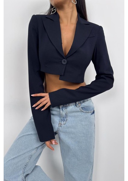 Asimetrik Tek Düğmeli Ceket fırsatları