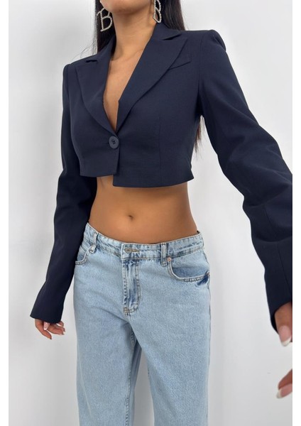 Asimetrik Tek Düğmeli Ceket indirimleri