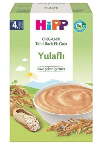 Organik Yulaflı Ek Gıda Kaşık Maması 200 gr