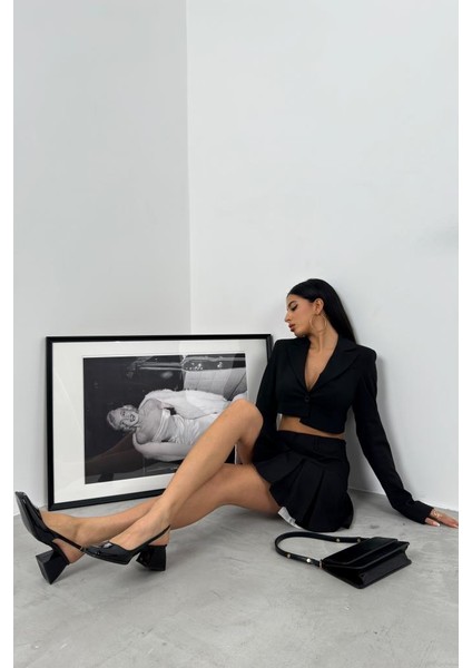 Asimetrik Tek Düğmeli Ceket modelleri