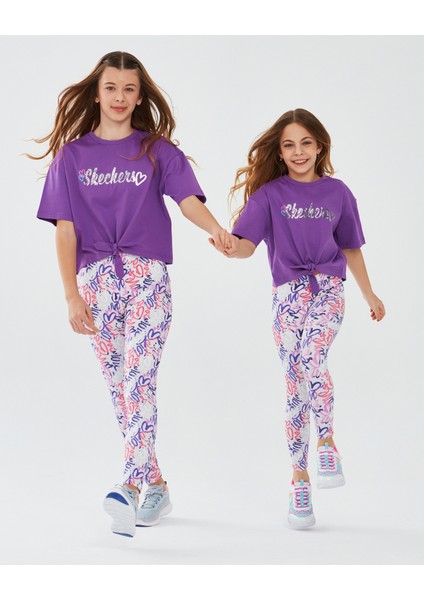 Graphic Tee G Short Sleeve Büyük Kız Çocuk Pembe Tshirt Sk241045-612