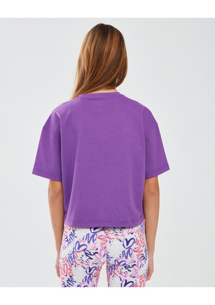 Graphic Tee G Short Sleeve Büyük Kız Çocuk Pembe Tshirt Sk241045-612 indirimleri