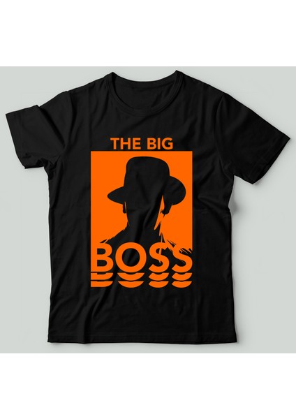 The Big Boss' Temalı Oversize Unisex T-Shirt.