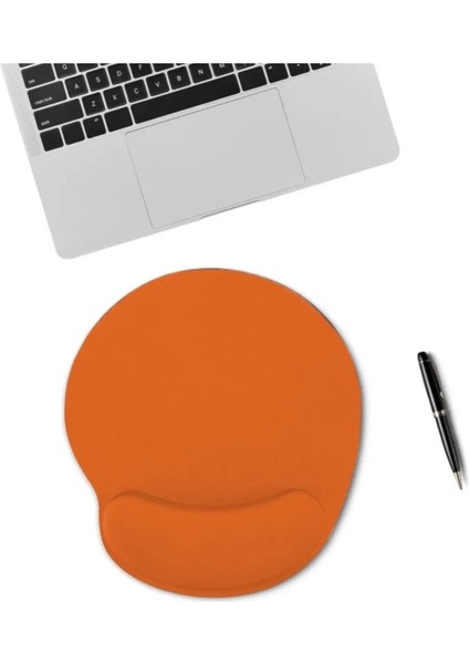 Bilek Destekli Jelli Mouse Pad Oval Kaydrmaz Taban Oyun Ofis Fare Altlığı Ergonomik Kaymaz Mouse Pad